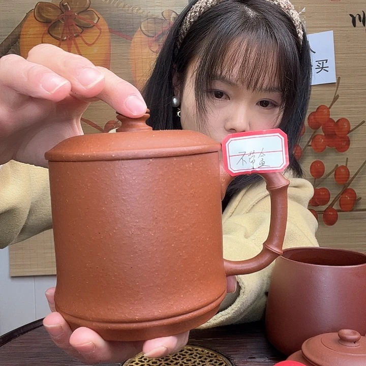 紫砂茶杯原矿紫砂杯