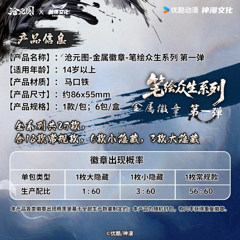 诺【PK】沧元图-吧唧-笔绘画众生系到