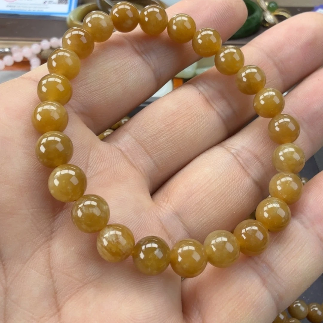 和田玉（糖玉）未镶嵌手链