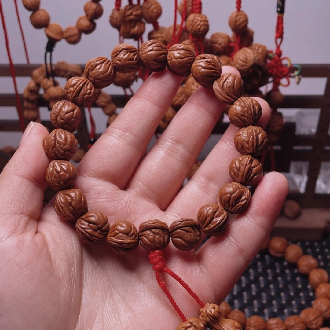 木质类龙纹桃枭手持