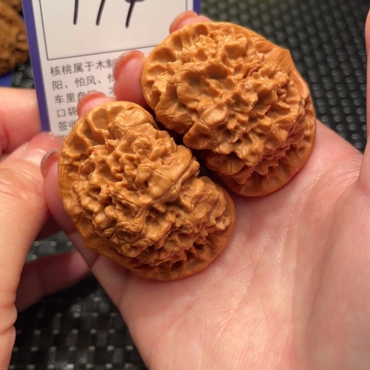 文玩核桃把件51官帽174