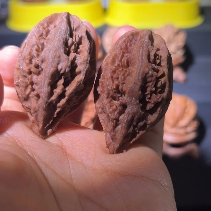 文玩核桃吊坠核桃74瑕疵反油