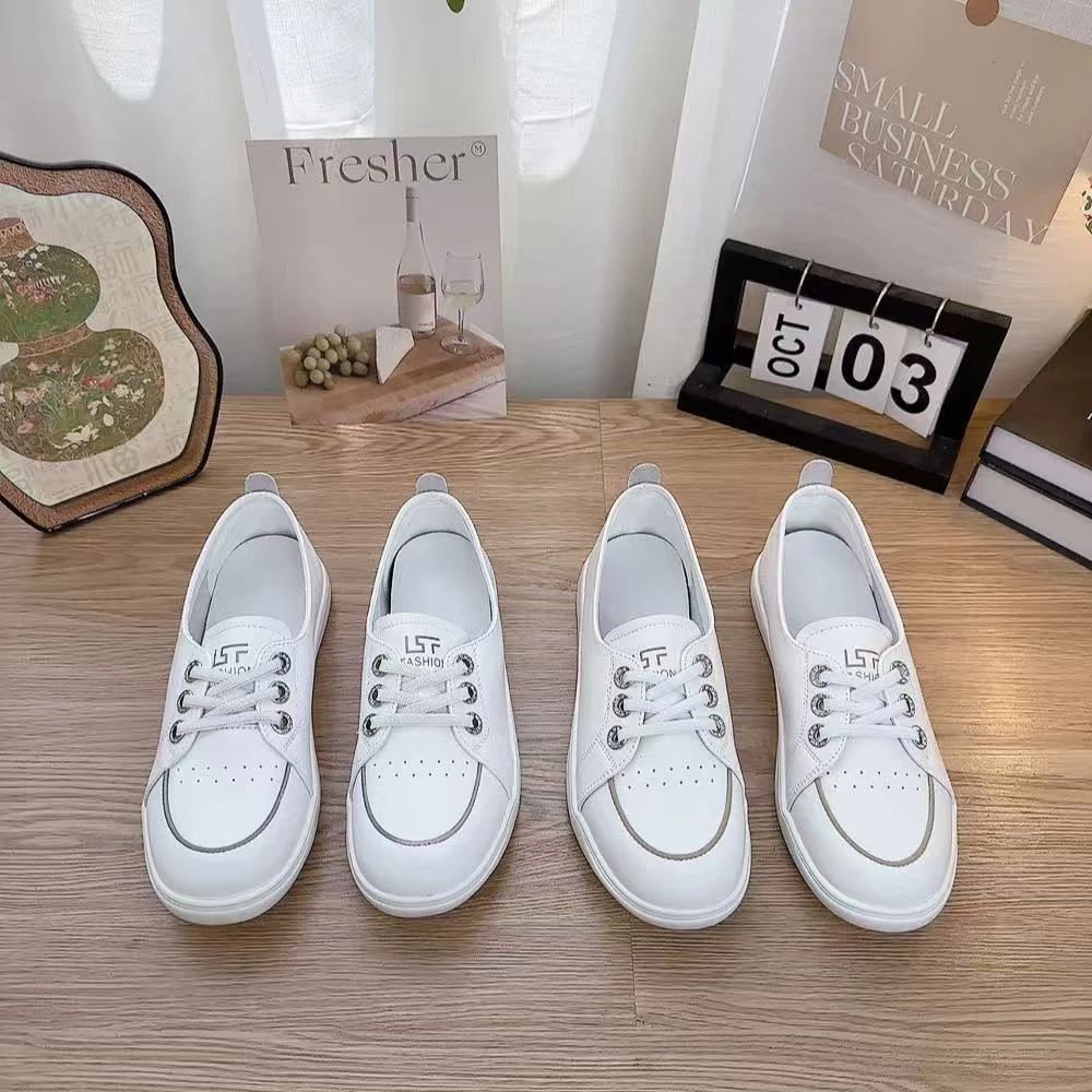 10086韩版简约百搭时尚休闲白鞋