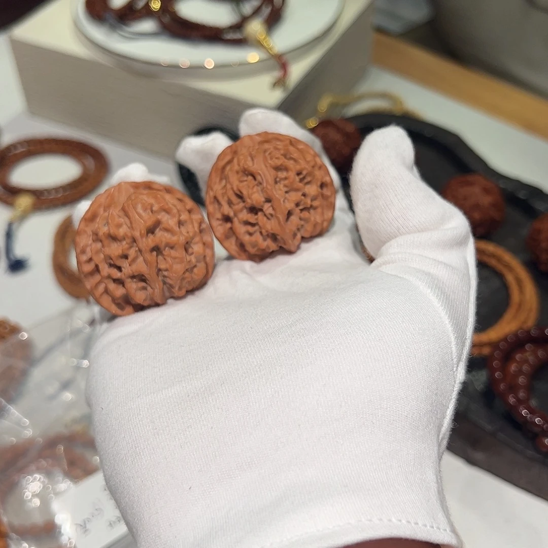 把件文玩核桃43苹果园全品无修