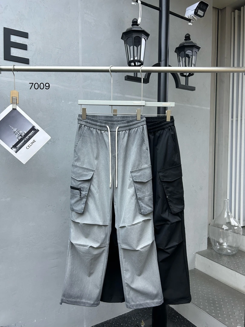 工装长裤-潮牌私服休闲裤男女同款--7009