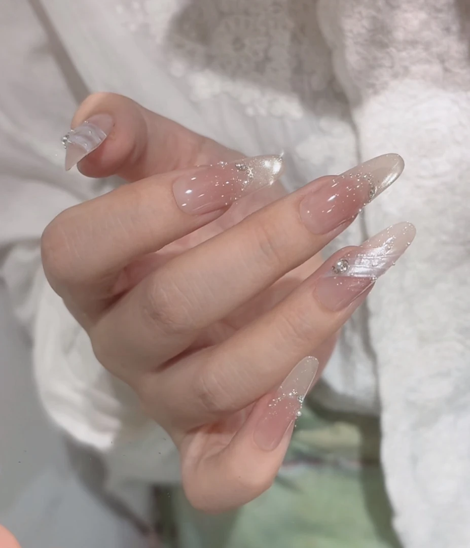 【现*头纱】纯手工制作穿戴甲10片