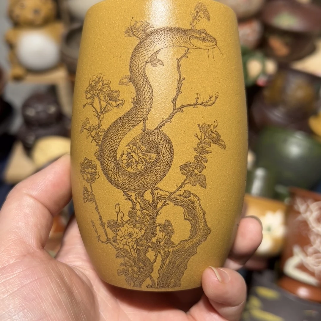 紫砂茶杯宜兴紫砂主人杯