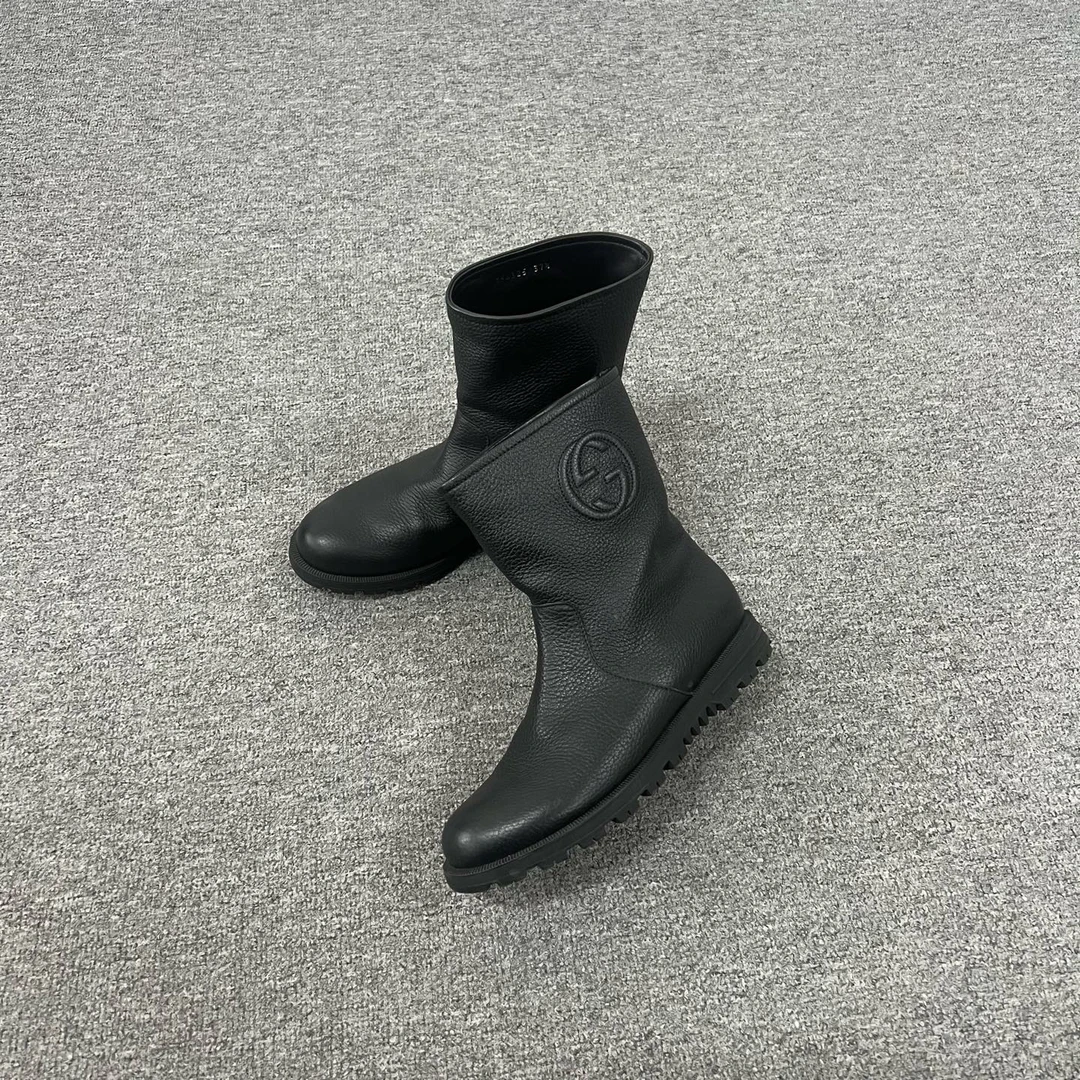 99新 AMIPARIS Gucci 黑色靴子37.5码