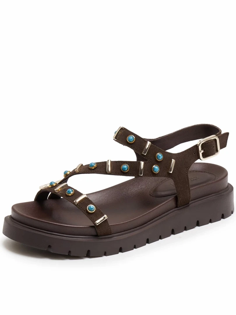 2025新款宝藏休闲罗马凉鞋女 J028