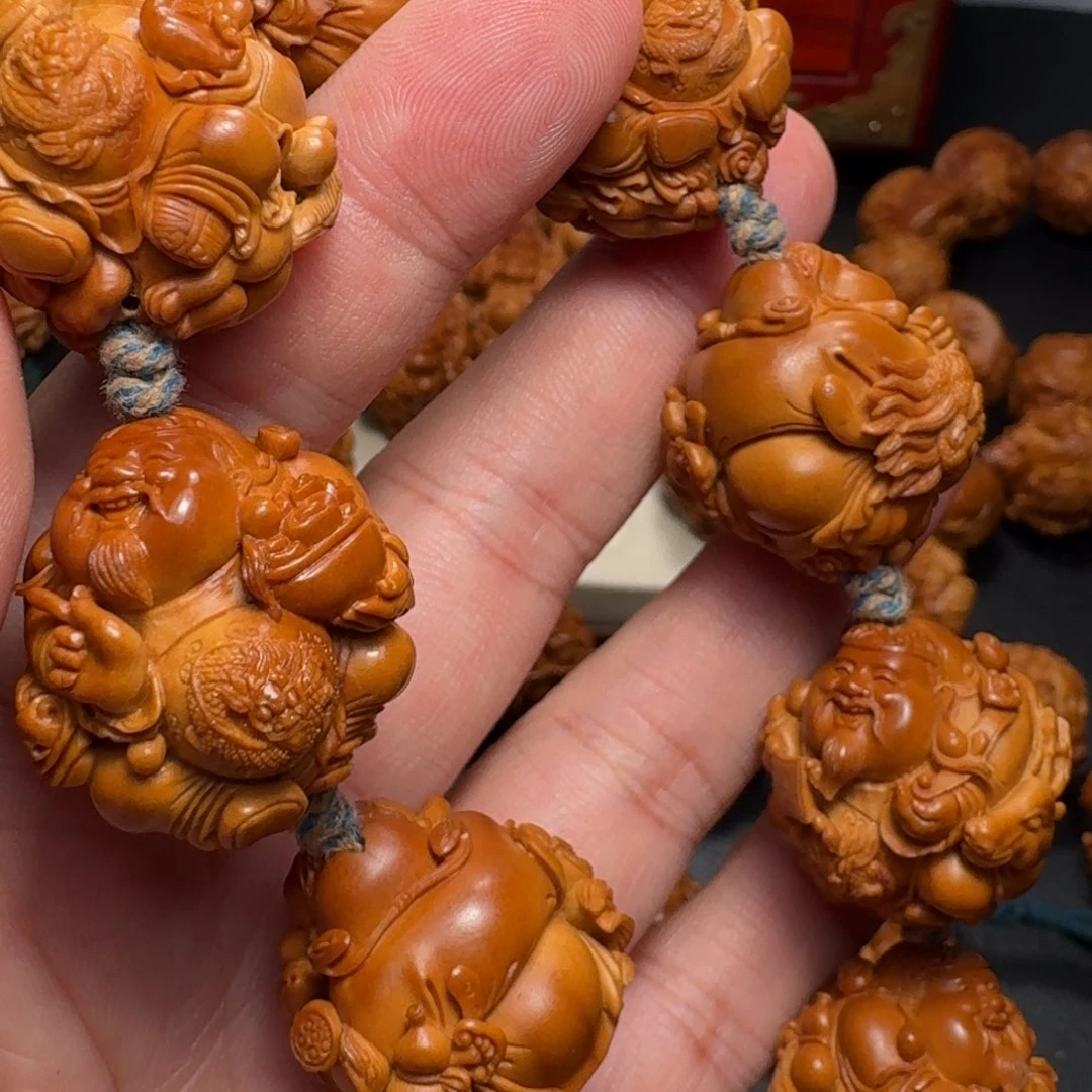 用***7手串/手链橄榄核财神