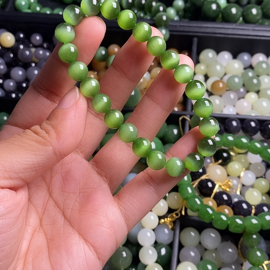 和田玉（碧玉）未镶嵌珠宝半成品