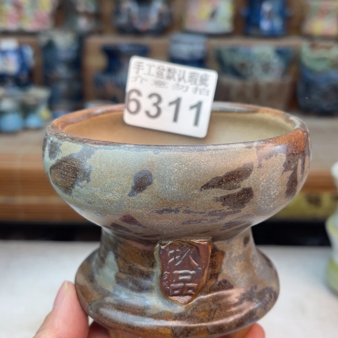 手工花盆默认瑕疵完美者勿拍