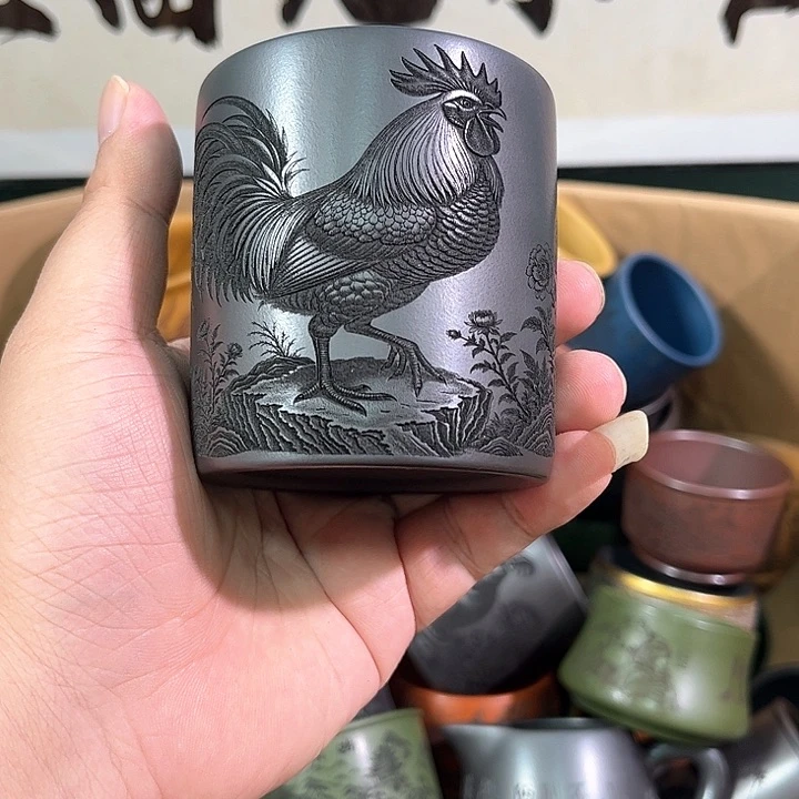 茶杯紫砂全手工紫砂主人杯