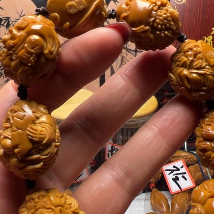 手串/手链橄榄核清**来骑兽钟馗