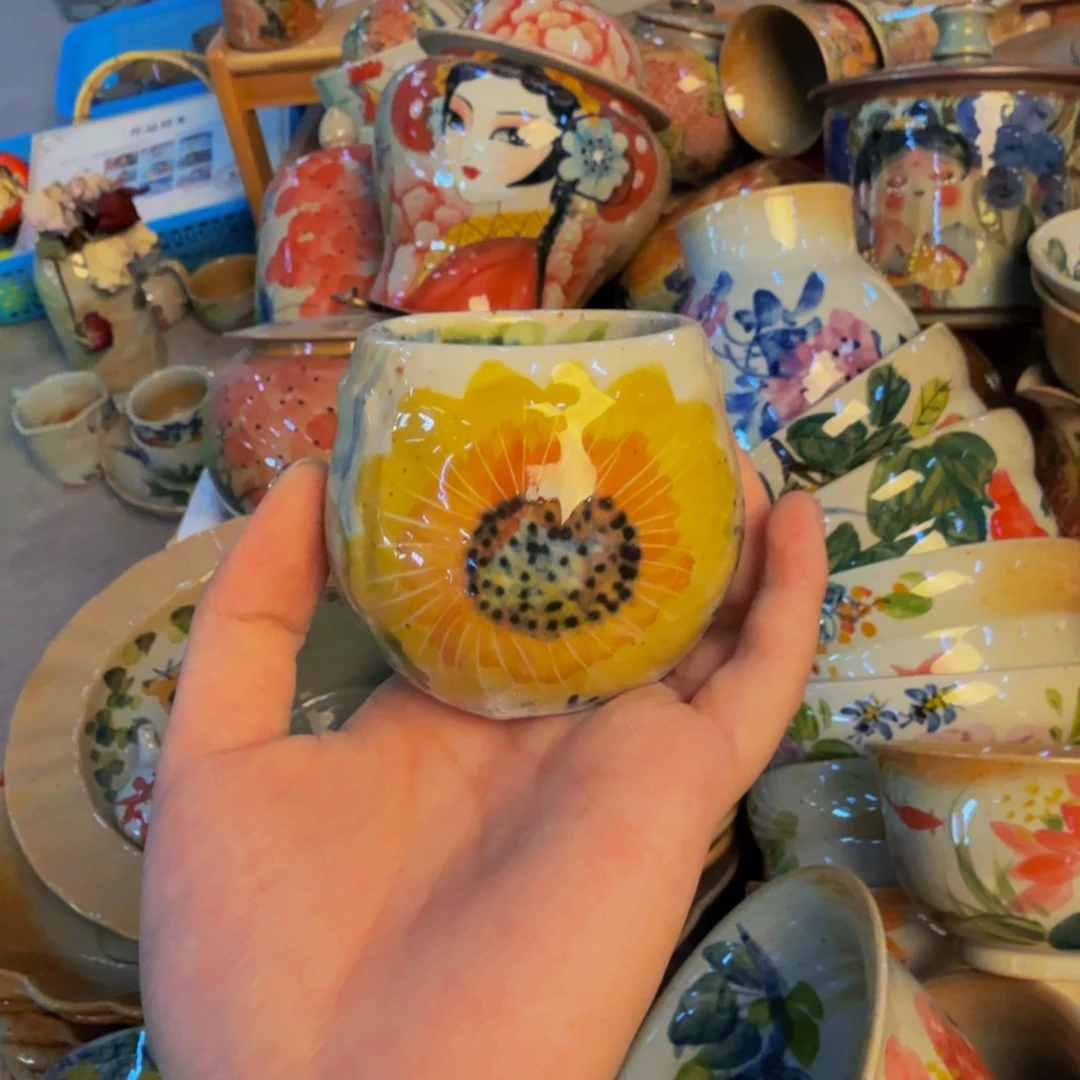 瓷片景德镇陶瓷手工手绘