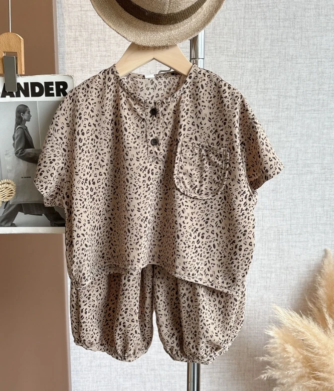 小碎花套装两件套