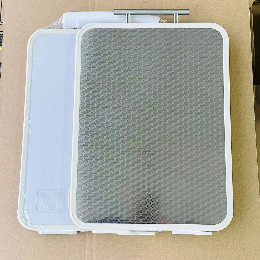 可立式麦秸秆PP+不锈钢材质30*40*2cm双面菜板