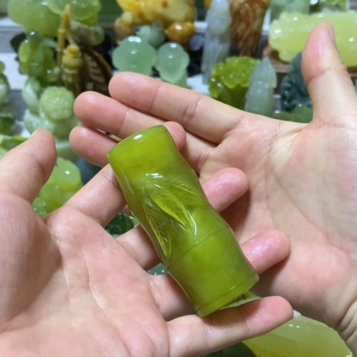 【闪购商品】未镶嵌蛇纹石玉把件咱****！