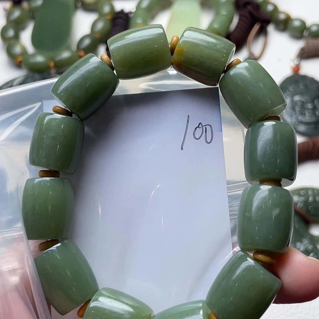 【闪购商品】和田玉串未镶嵌芙**莲