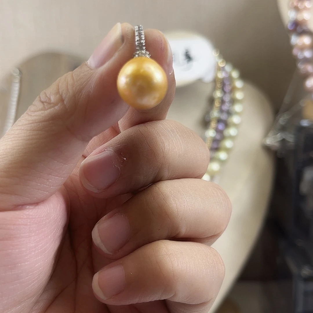 淡水珍珠吊坠(不含链)未镶嵌超****n【纯恬】