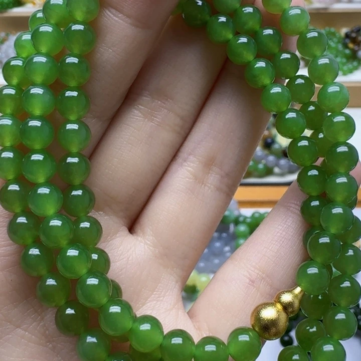 和田玉未镶嵌手链