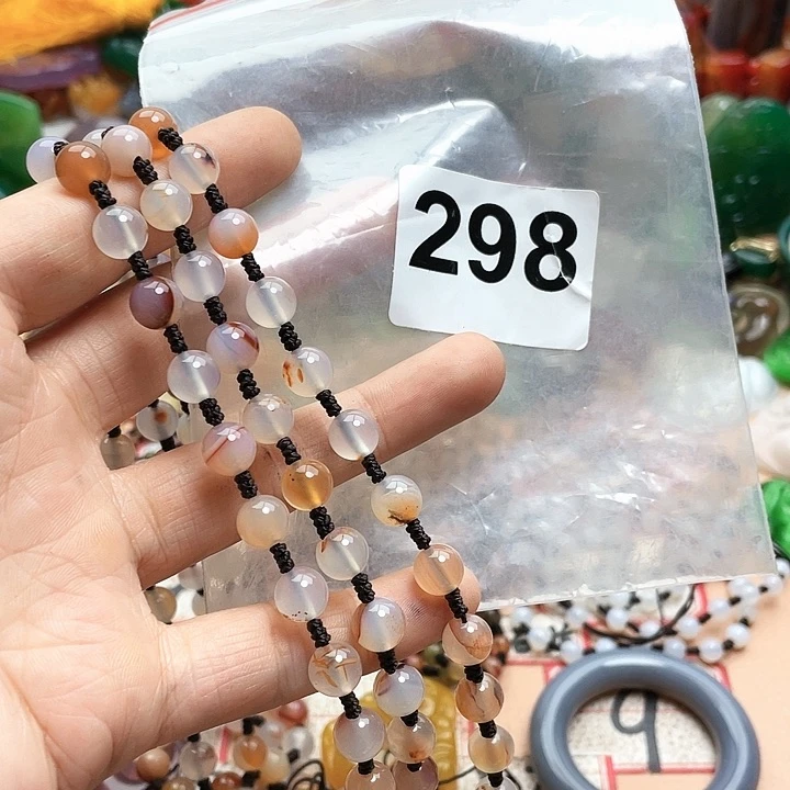 玛瑙/玉髓颈饰合金麦****道