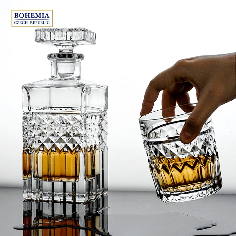 BOHEMIA捷克进口水晶玻璃威士忌洋酒杯酒樽酒具套装家用轻奢 经典