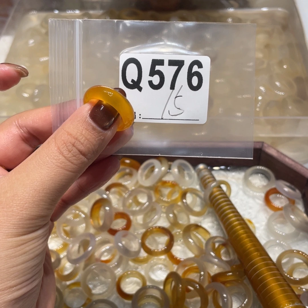 玛瑙/玉髓未镶嵌戒指576