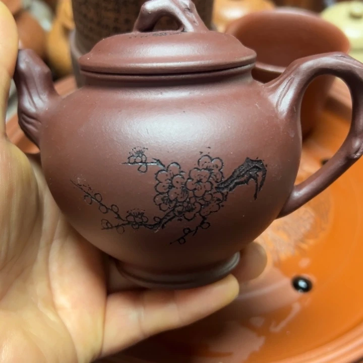 茶壶紫砂宜兴原矿紫泥