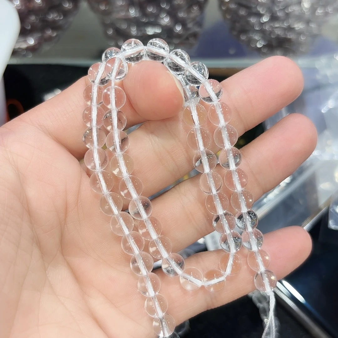 水晶未镶嵌手串卡7半成品