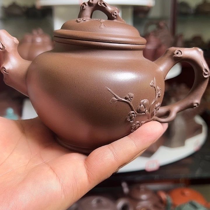 茶壶紫砂原矿报春