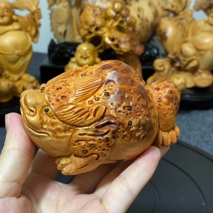 柏木崖柏瘤疤手把件