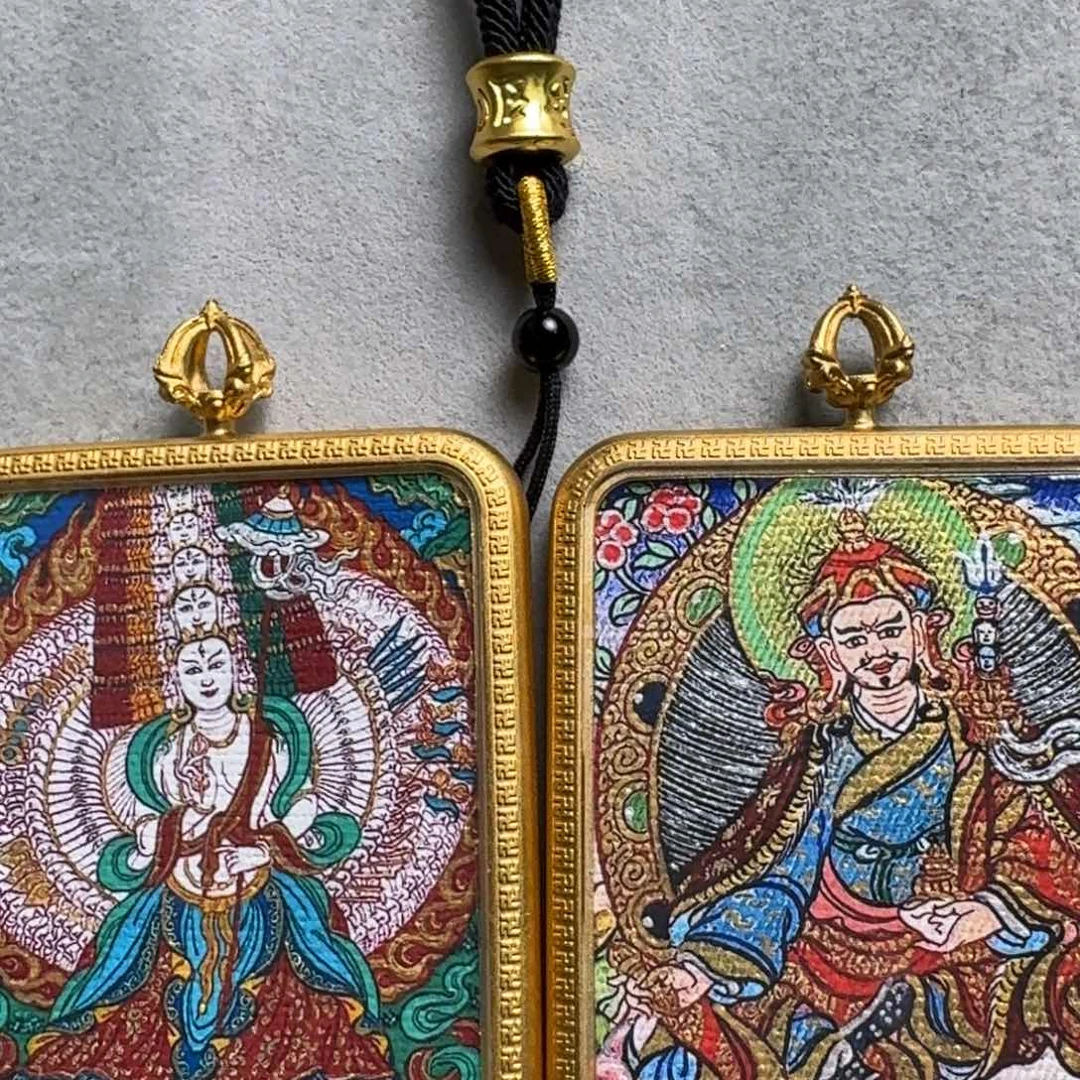 吊坠用****1双面定制 大白莲花