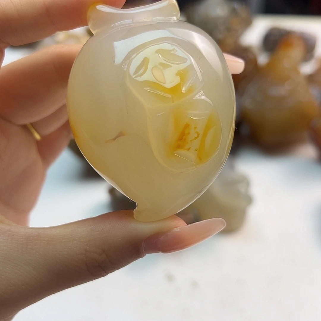 玛瑙/玉髓合金颈饰