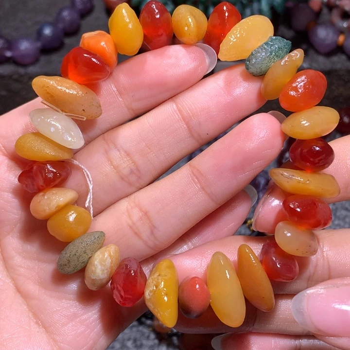 未镶嵌玛瑙/玉髓珠宝半成品