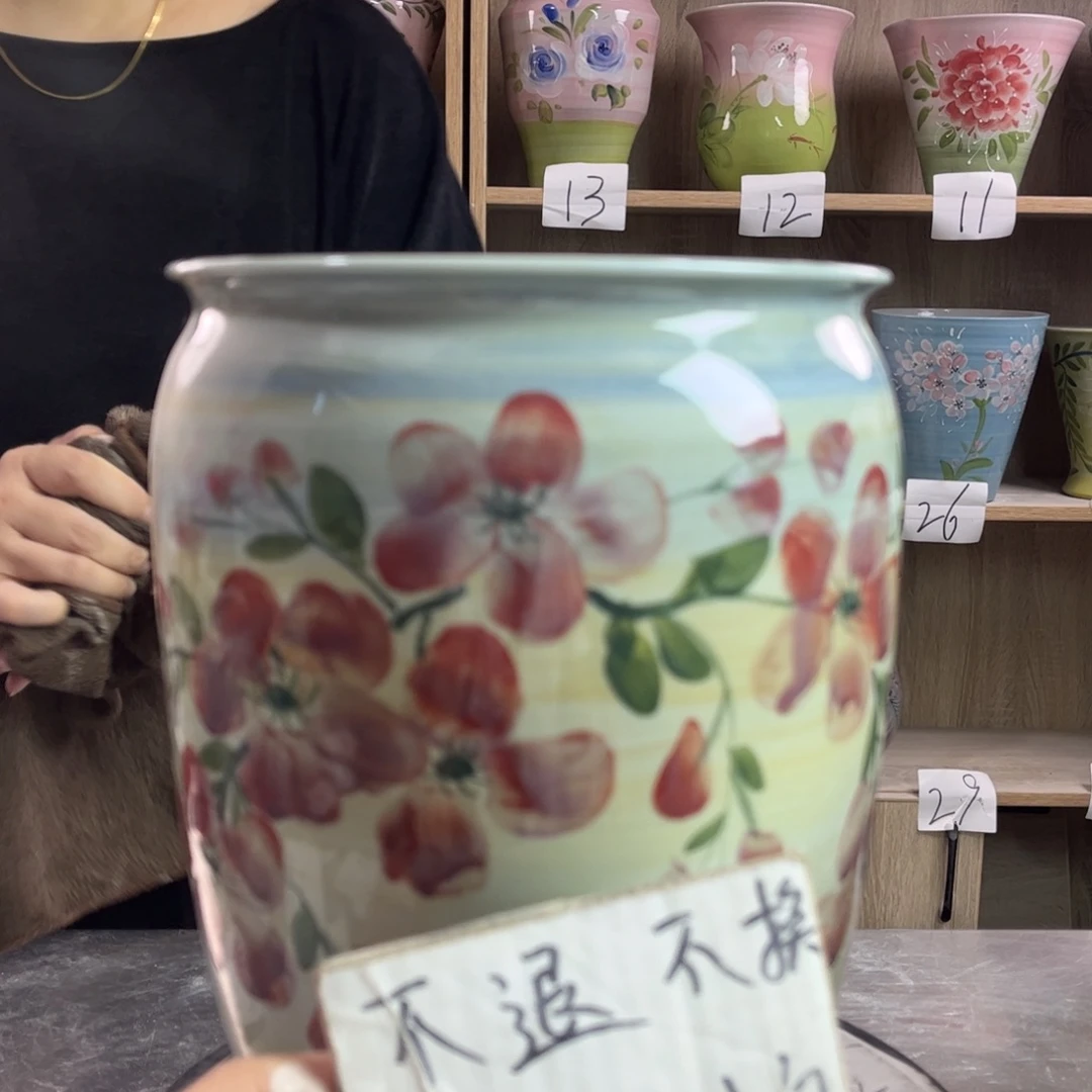 景德镇陶瓷花盆花盆