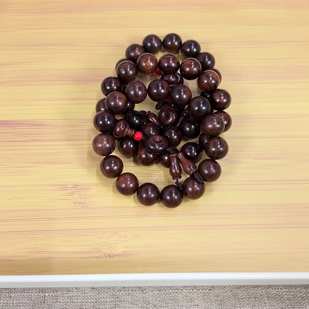 手串/手链黄花梨/降香黄檀15mm圆珠老料越