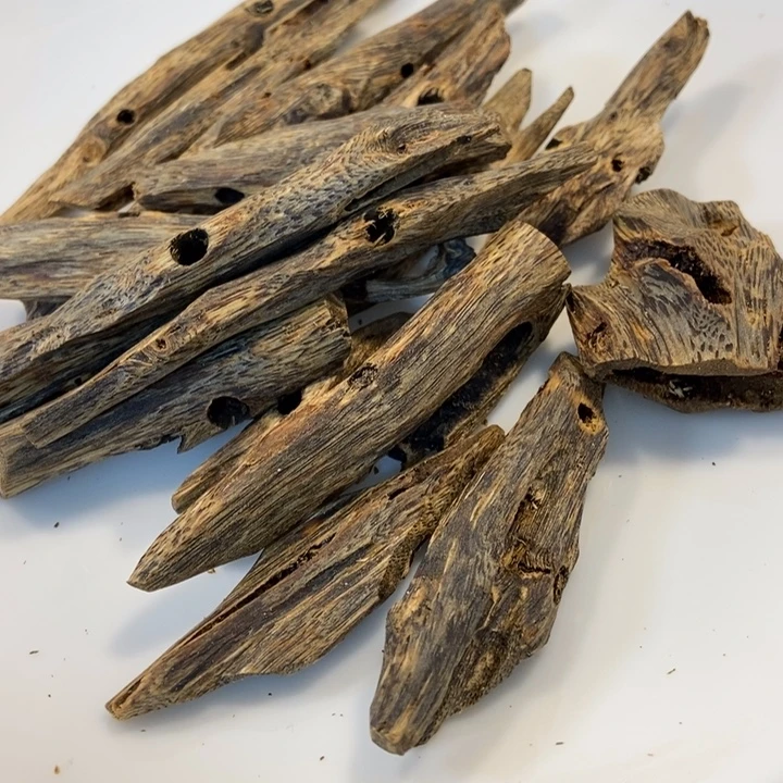 沉香碎屑沉香奇楠虫漏65克多样性发一