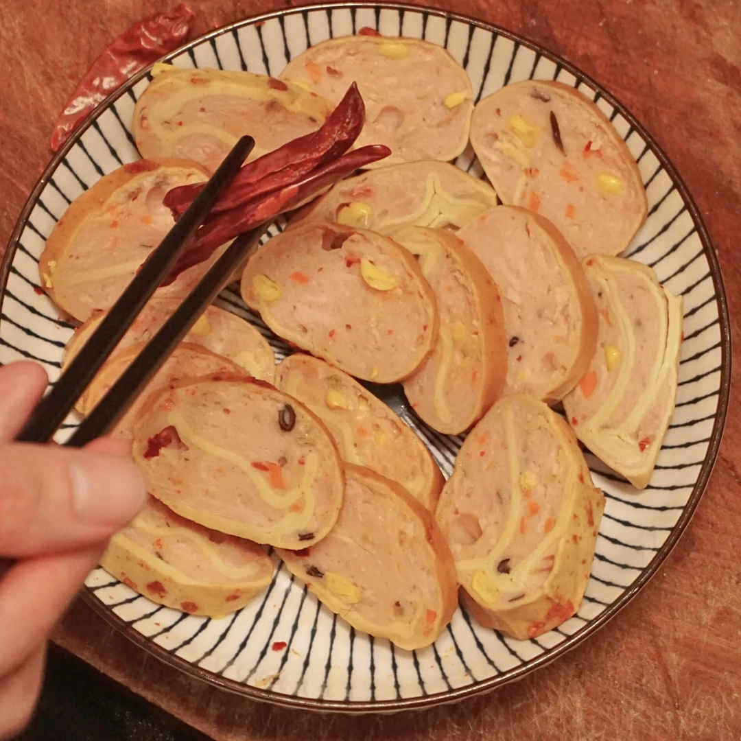 会食家手工豆皮肉卷150g*4袋代餐开袋即食解馋零食F