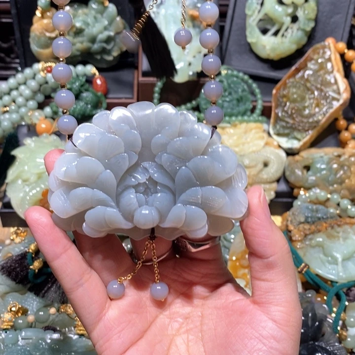 岫玉毛衣链未镶嵌