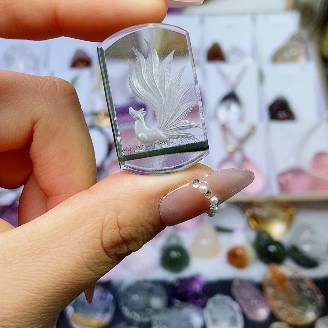 未镶嵌水晶吊坠(不含链)