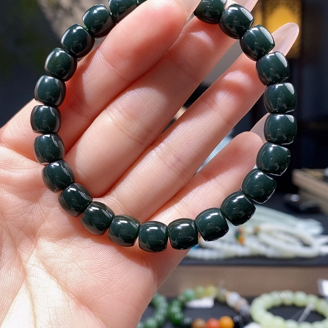 和田玉手串未镶嵌