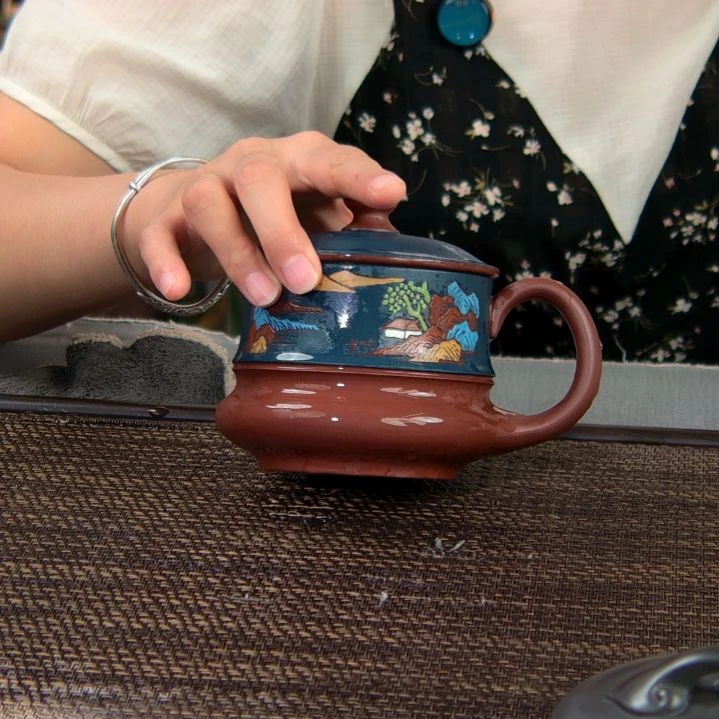 茶杯紫砂高货放漏