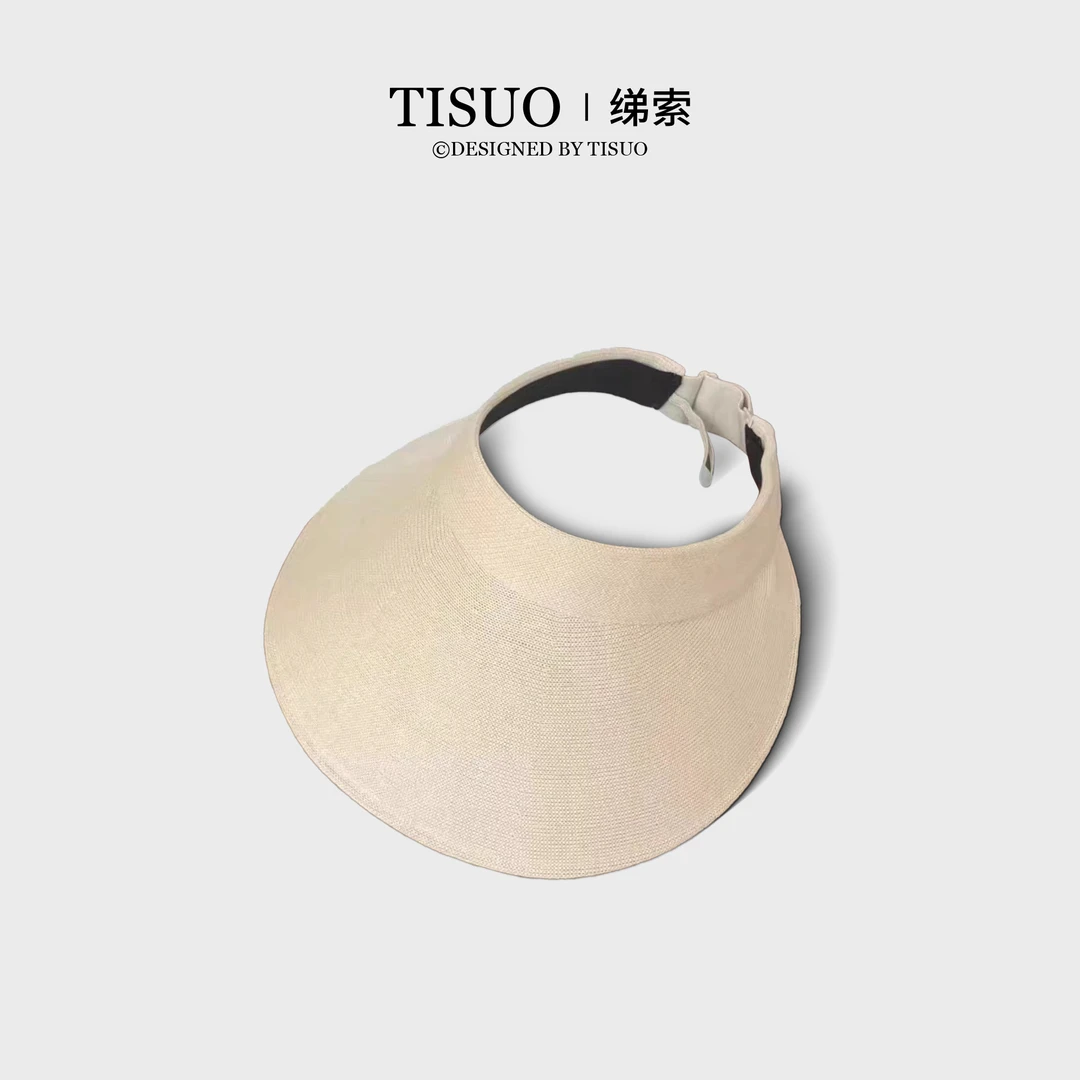 TISUO/绨索麻棉出游户外防晒空顶帽TS580512