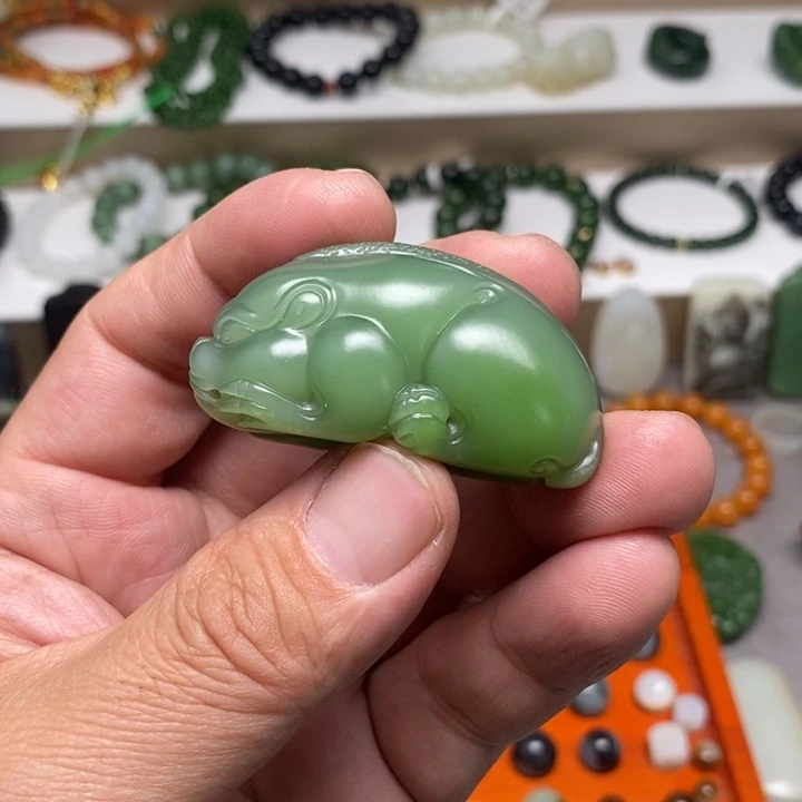 和田玉未镶嵌手链