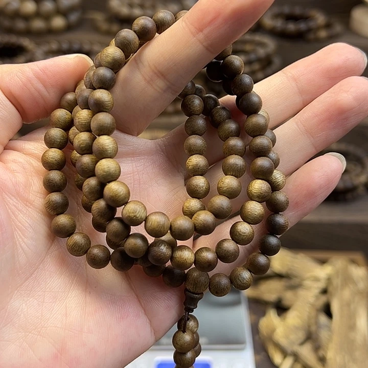 沉香碎屑沉香07圆珠多圈21克