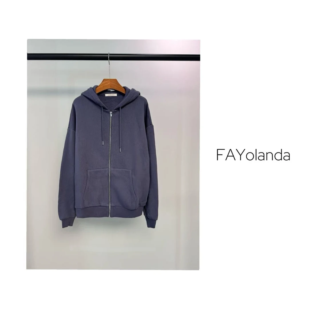 FAY| 绒感净版连帽卫衣（1H04144）