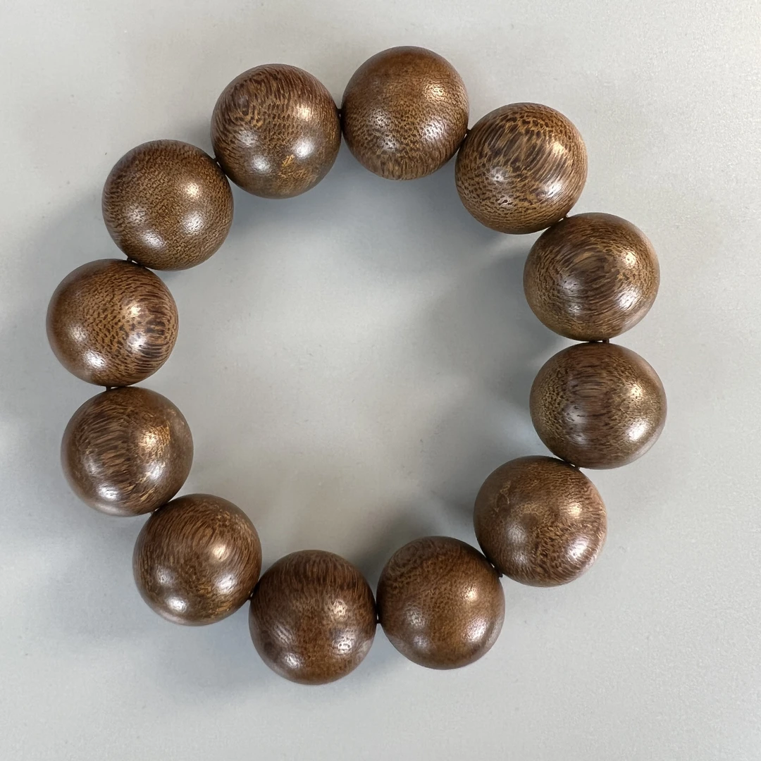 Z-179【柬埔寨金丝密结蛇皮纹百年老料】沉香单圈约20mm、61.4g