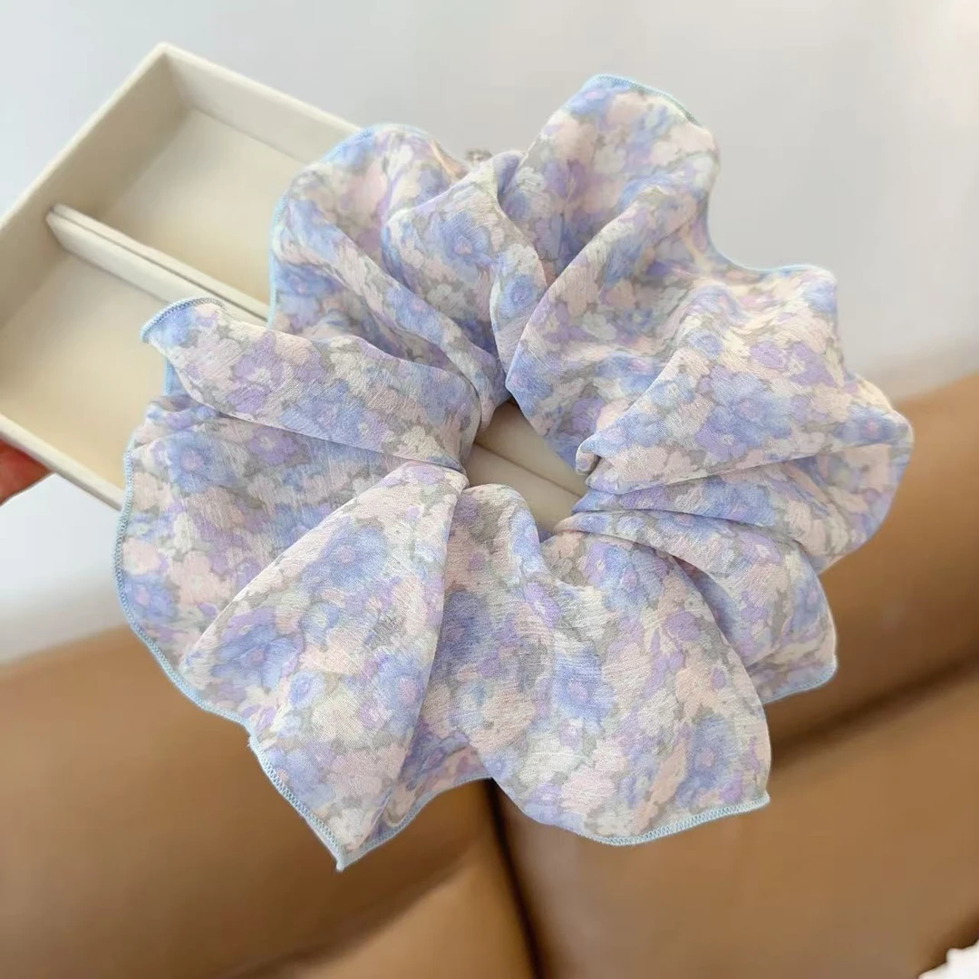 【兰若】系列款韩系轻奢时尚紫色发圈1617