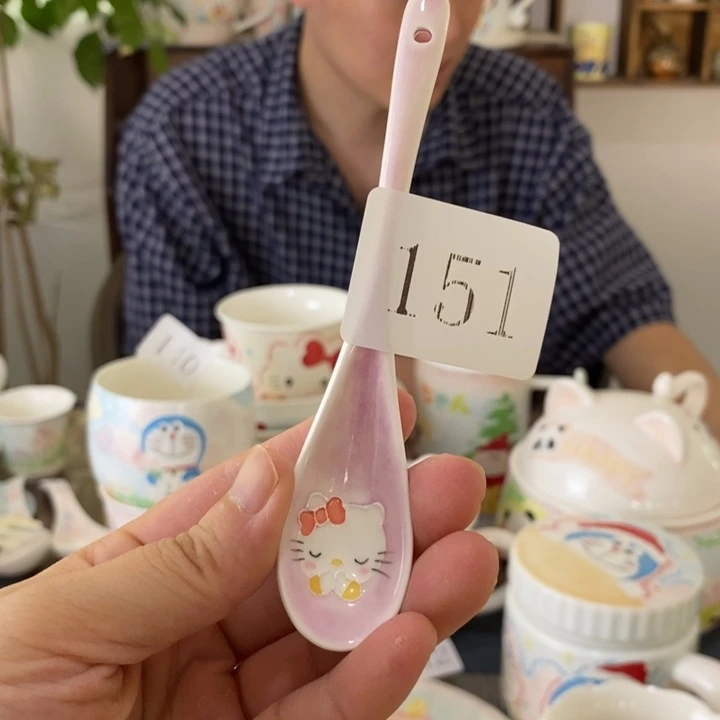 瓷片景德镇釉下彩手绘